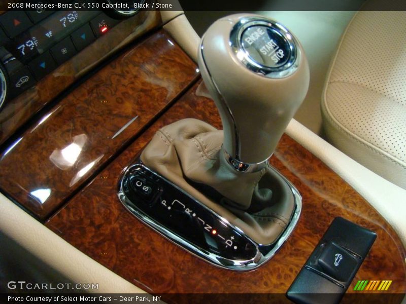 Black / Stone 2008 Mercedes-Benz CLK 550 Cabriolet