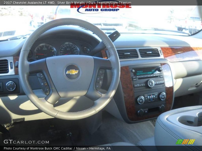 Silver Birch Metallic / Dark Titanium/Light Titanium 2007 Chevrolet Avalanche LT 4WD