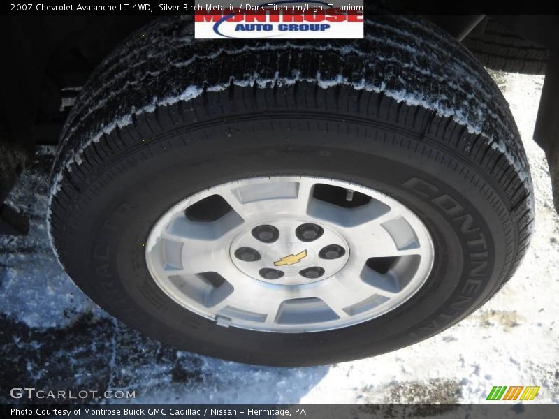 Silver Birch Metallic / Dark Titanium/Light Titanium 2007 Chevrolet Avalanche LT 4WD