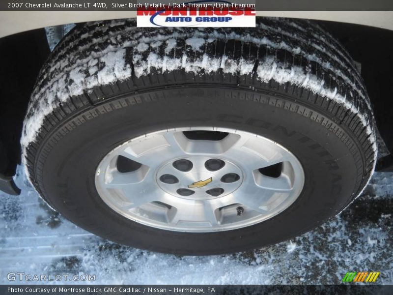Silver Birch Metallic / Dark Titanium/Light Titanium 2007 Chevrolet Avalanche LT 4WD