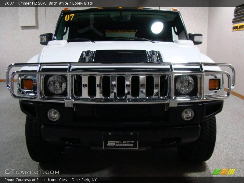 Birch White / Ebony Black 2007 Hummer H2 SUV