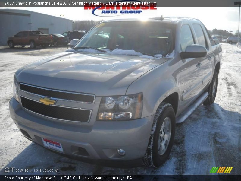 Silver Birch Metallic / Dark Titanium/Light Titanium 2007 Chevrolet Avalanche LT 4WD