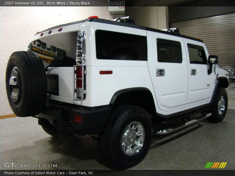 Birch White / Ebony Black 2007 Hummer H2 SUV