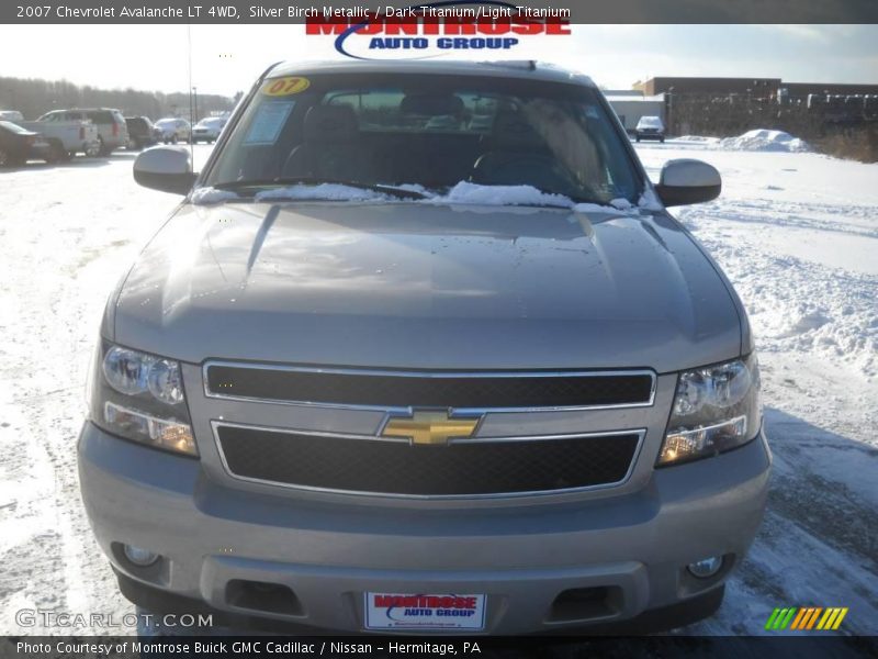 Silver Birch Metallic / Dark Titanium/Light Titanium 2007 Chevrolet Avalanche LT 4WD
