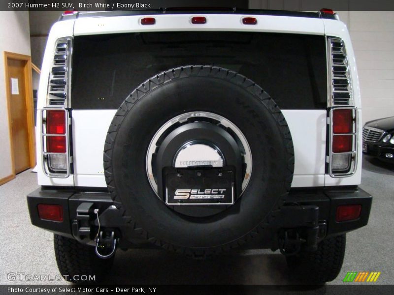 Birch White / Ebony Black 2007 Hummer H2 SUV