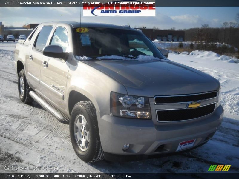 Silver Birch Metallic / Dark Titanium/Light Titanium 2007 Chevrolet Avalanche LT 4WD