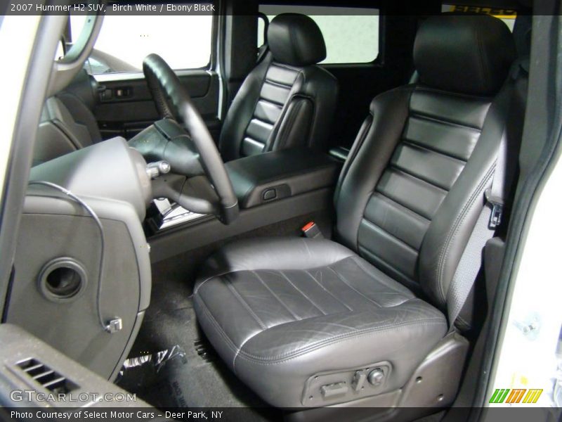 Birch White / Ebony Black 2007 Hummer H2 SUV