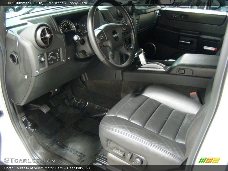 Birch White / Ebony Black 2007 Hummer H2 SUV