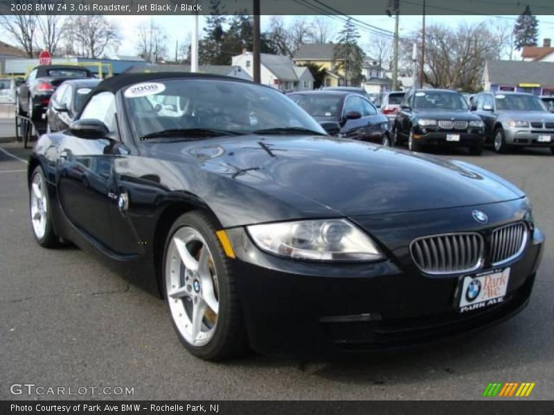 Jet Black / Black 2008 BMW Z4 3.0si Roadster