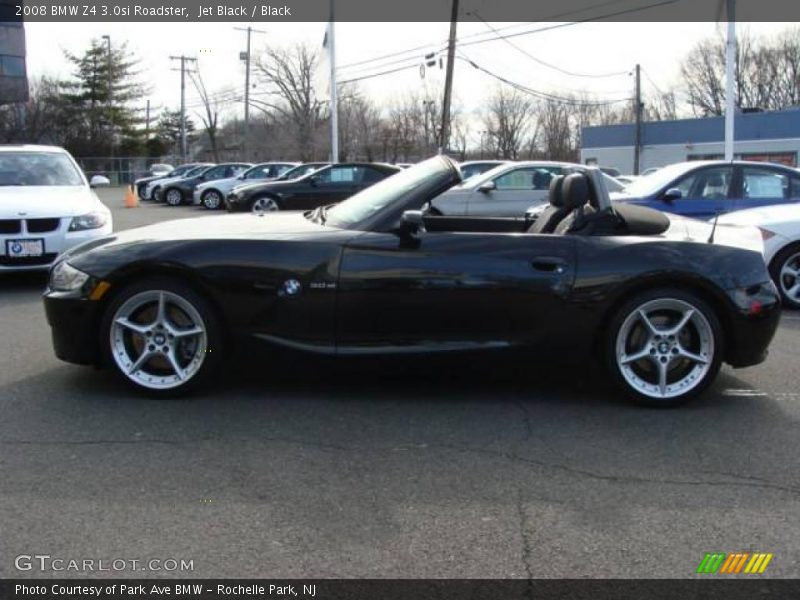 Jet Black / Black 2008 BMW Z4 3.0si Roadster