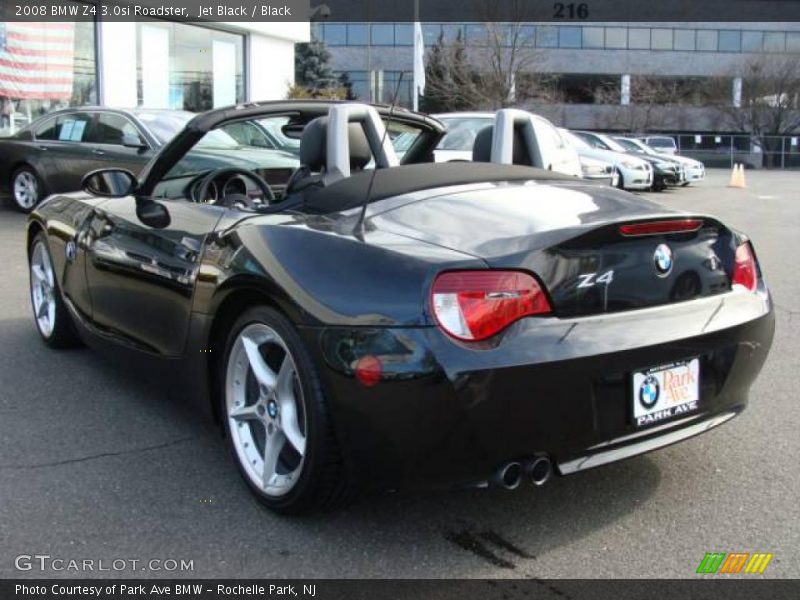 Jet Black / Black 2008 BMW Z4 3.0si Roadster