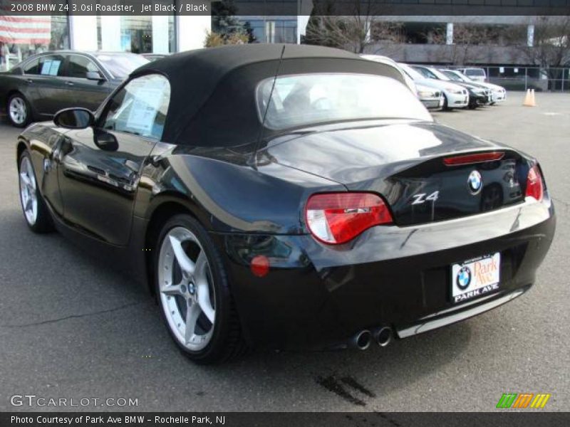 Jet Black / Black 2008 BMW Z4 3.0si Roadster
