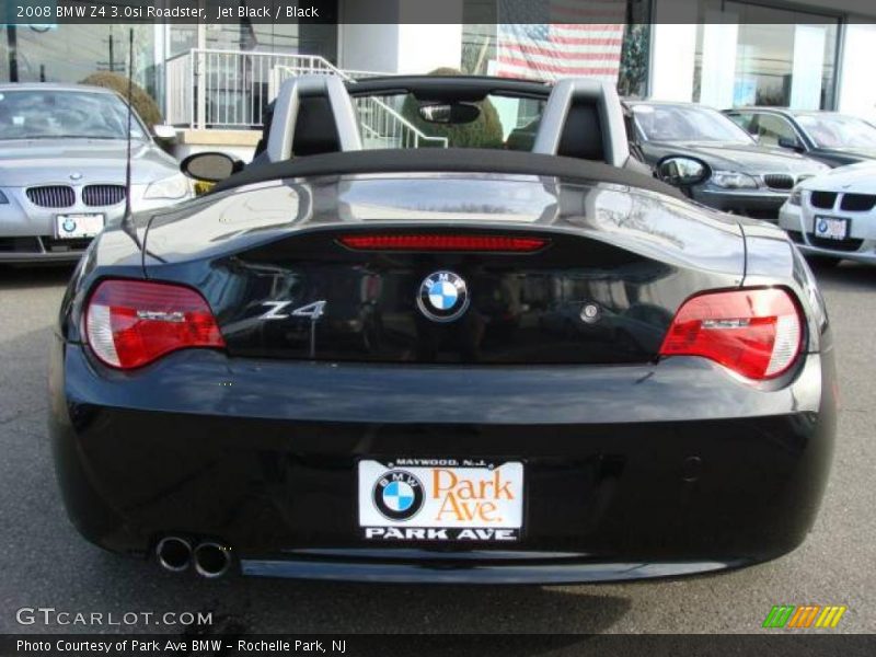 Jet Black / Black 2008 BMW Z4 3.0si Roadster