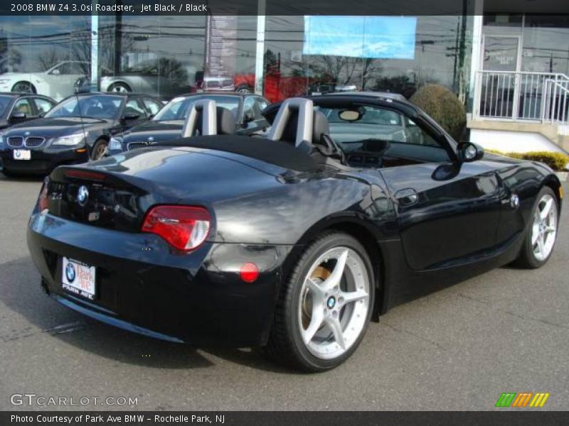 Jet Black / Black 2008 BMW Z4 3.0si Roadster