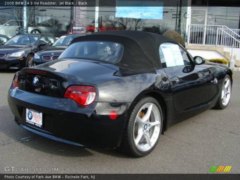 Jet Black / Black 2008 BMW Z4 3.0si Roadster