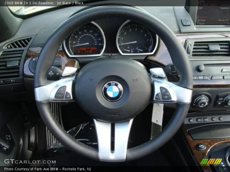 Jet Black / Black 2008 BMW Z4 3.0si Roadster