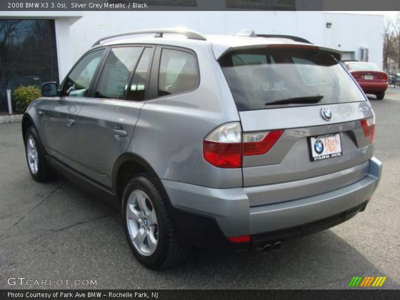 Silver Grey Metallic / Black 2008 BMW X3 3.0si