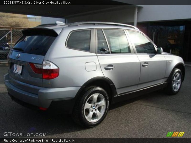 Silver Grey Metallic / Black 2008 BMW X3 3.0si