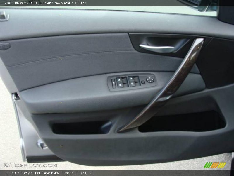 Silver Grey Metallic / Black 2008 BMW X3 3.0si