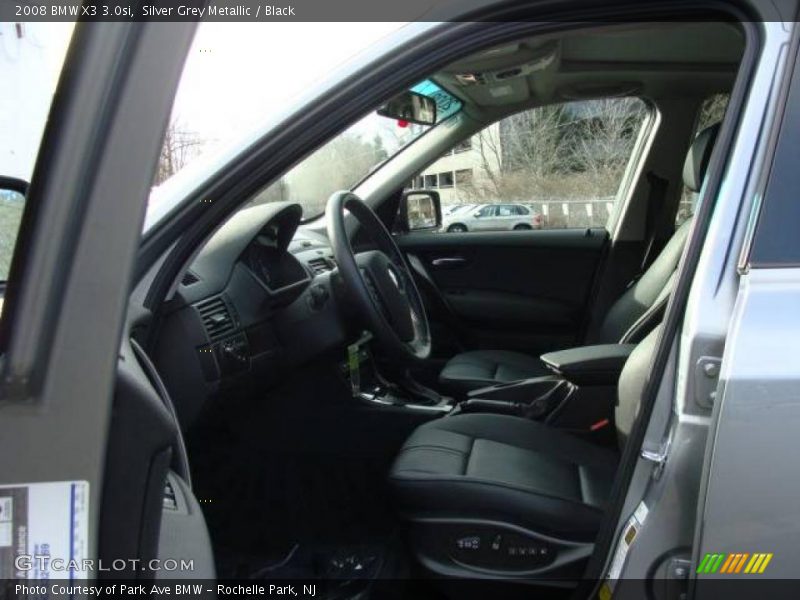 Silver Grey Metallic / Black 2008 BMW X3 3.0si