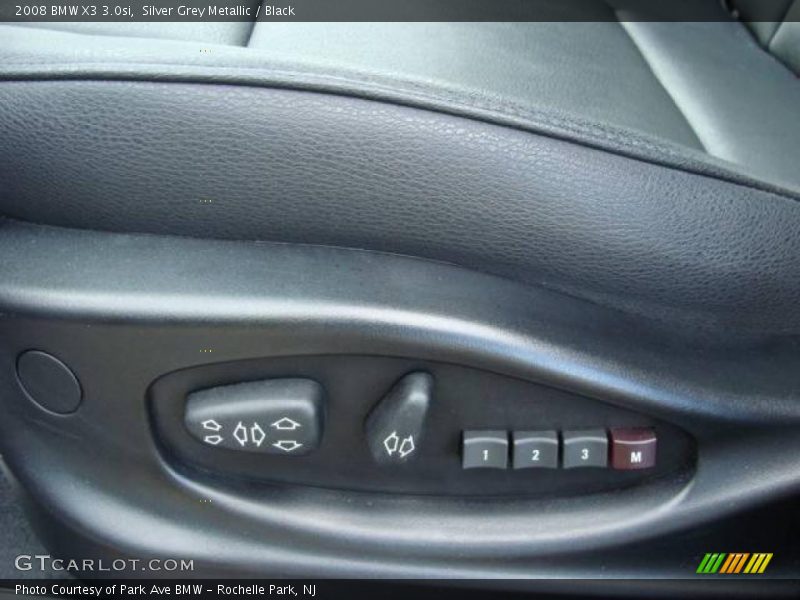 Silver Grey Metallic / Black 2008 BMW X3 3.0si