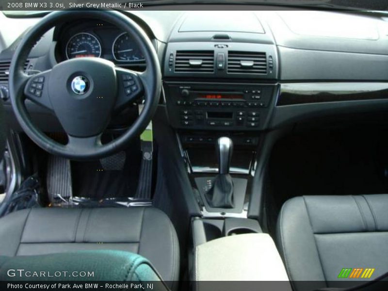 Silver Grey Metallic / Black 2008 BMW X3 3.0si