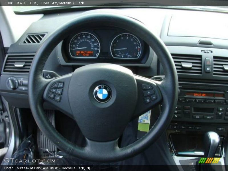 Silver Grey Metallic / Black 2008 BMW X3 3.0si