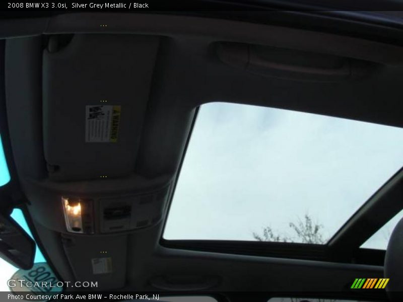 Silver Grey Metallic / Black 2008 BMW X3 3.0si