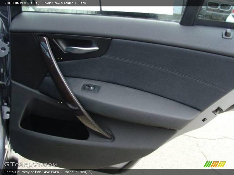 Silver Grey Metallic / Black 2008 BMW X3 3.0si