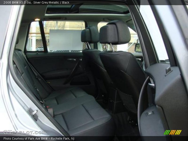 Silver Grey Metallic / Black 2008 BMW X3 3.0si