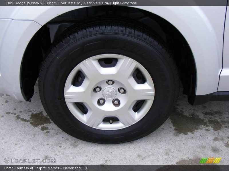 Bright Silver Metallic / Dark Slate Gray/Light Graystone 2009 Dodge Journey SE