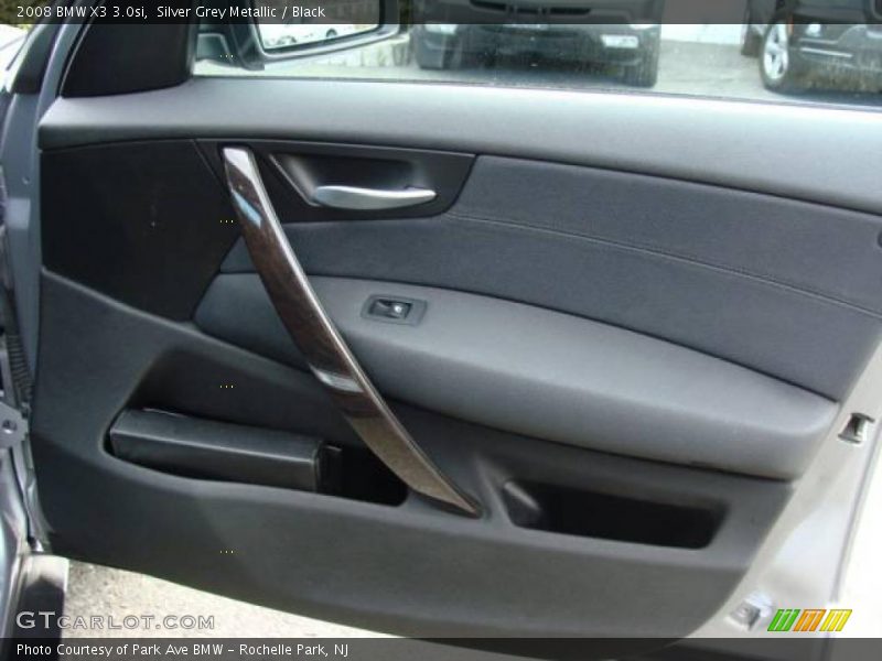 Silver Grey Metallic / Black 2008 BMW X3 3.0si