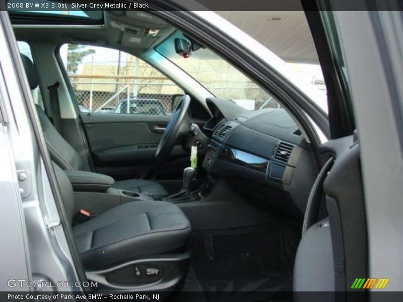 Silver Grey Metallic / Black 2008 BMW X3 3.0si