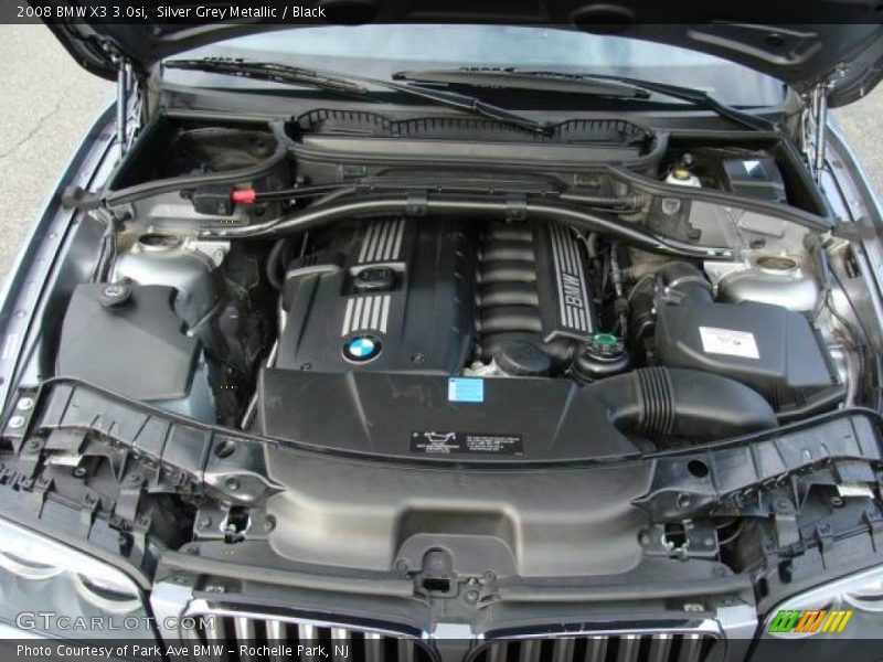 Silver Grey Metallic / Black 2008 BMW X3 3.0si