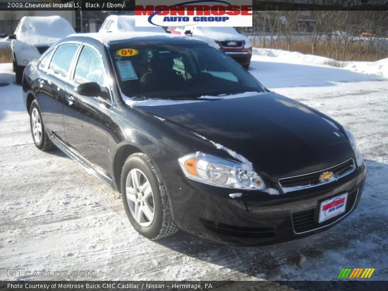 Black / Ebony 2009 Chevrolet Impala LS