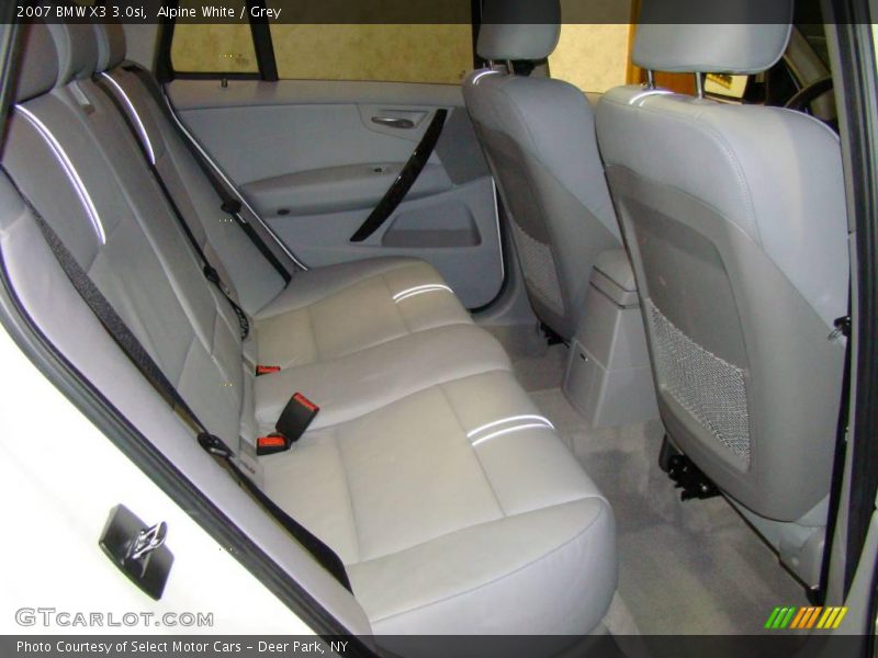 Alpine White / Grey 2007 BMW X3 3.0si