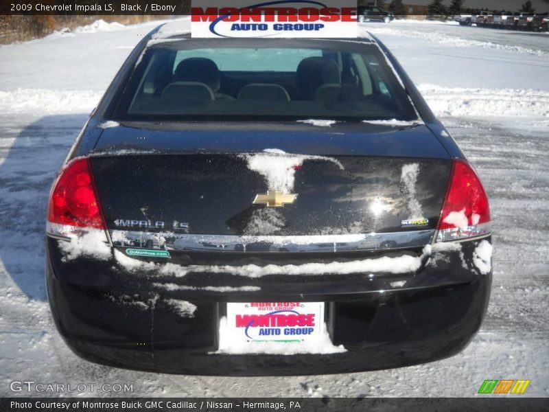 Black / Ebony 2009 Chevrolet Impala LS