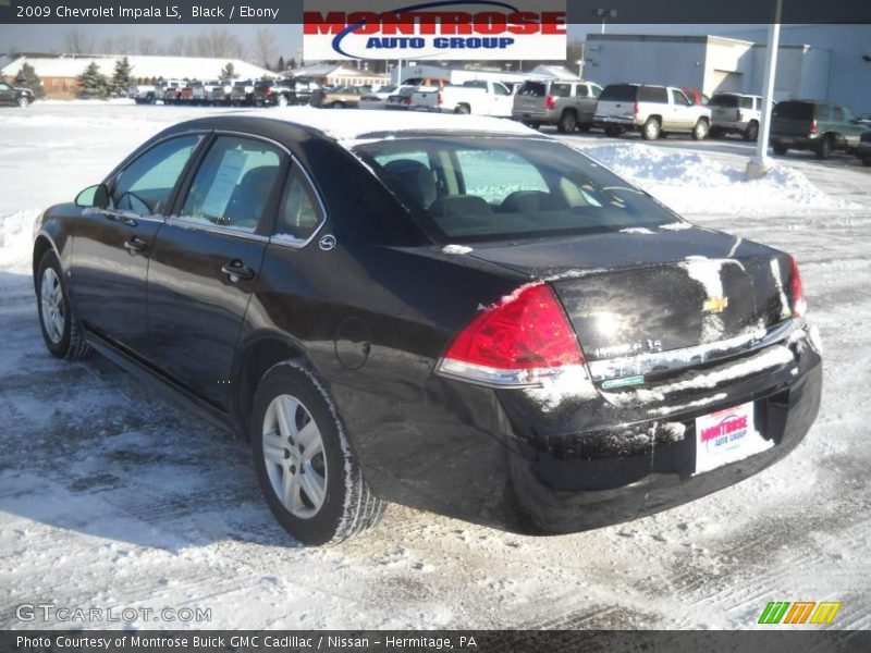 Black / Ebony 2009 Chevrolet Impala LS
