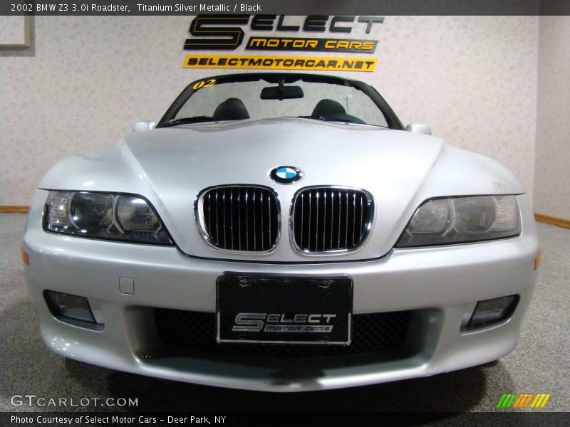 Titanium Silver Metallic / Black 2002 BMW Z3 3.0i Roadster
