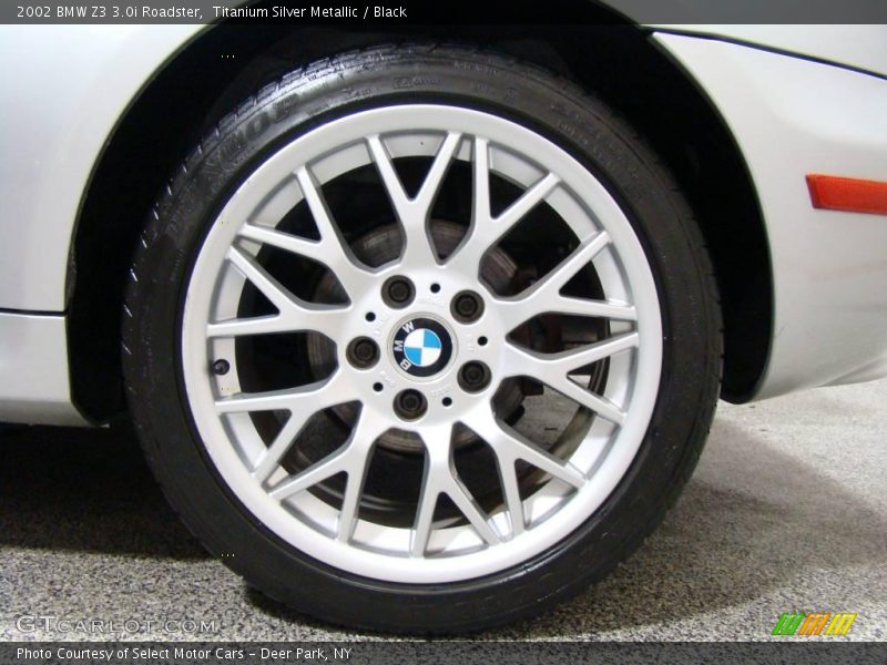 Titanium Silver Metallic / Black 2002 BMW Z3 3.0i Roadster