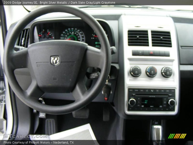 Bright Silver Metallic / Dark Slate Gray/Light Graystone 2009 Dodge Journey SE