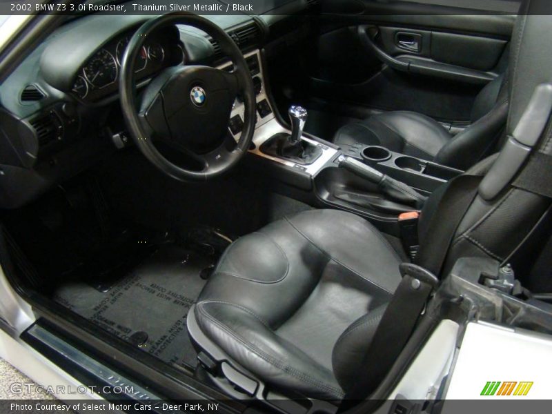 Titanium Silver Metallic / Black 2002 BMW Z3 3.0i Roadster