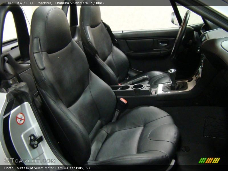 Titanium Silver Metallic / Black 2002 BMW Z3 3.0i Roadster