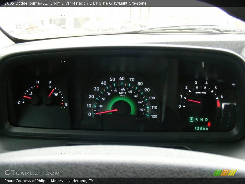 Bright Silver Metallic / Dark Slate Gray/Light Graystone 2009 Dodge Journey SE