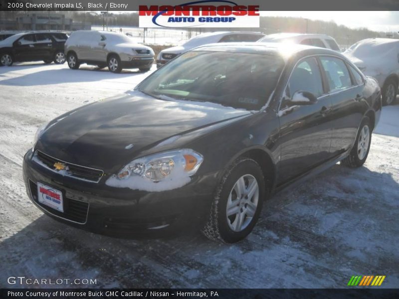 Black / Ebony 2009 Chevrolet Impala LS