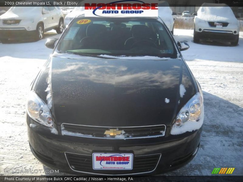 Black / Ebony 2009 Chevrolet Impala LS