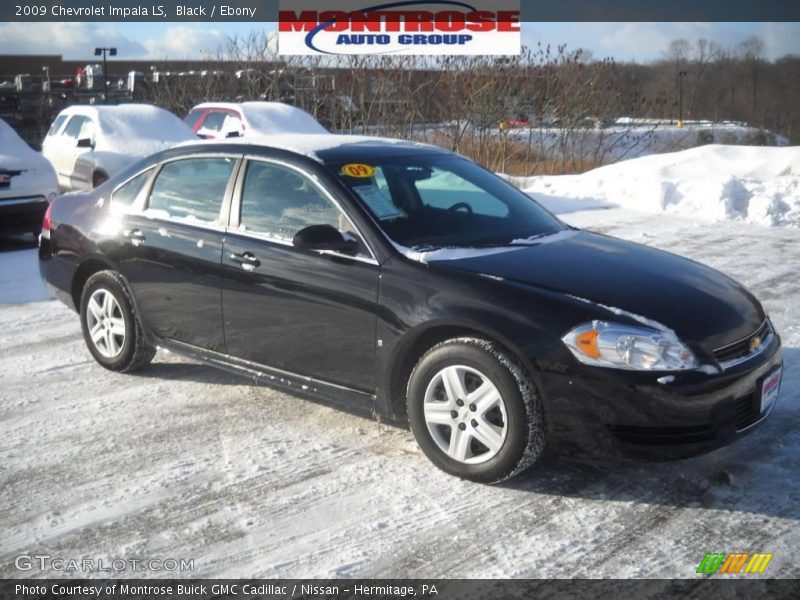 Black / Ebony 2009 Chevrolet Impala LS