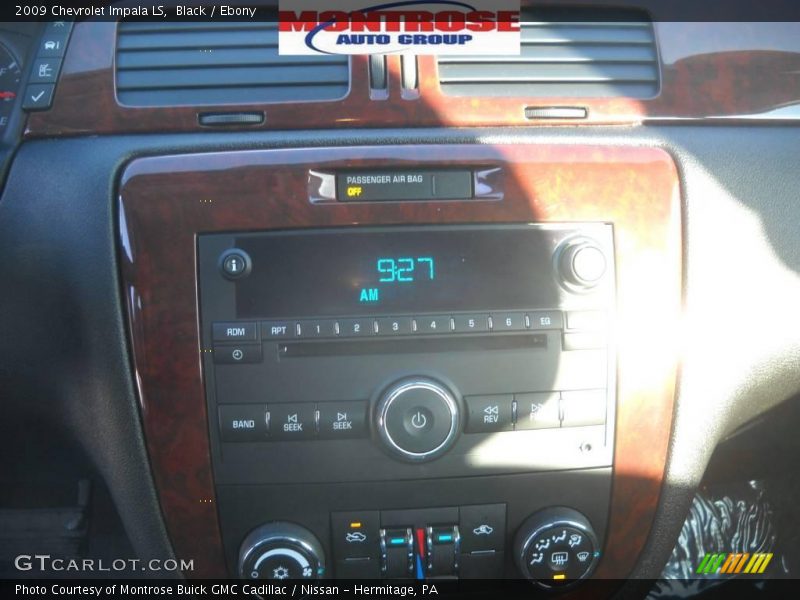 Black / Ebony 2009 Chevrolet Impala LS