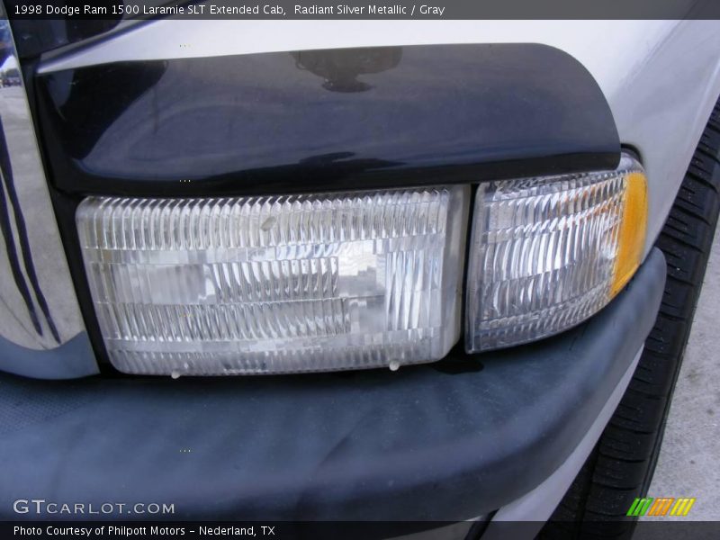Radiant Silver Metallic / Gray 1998 Dodge Ram 1500 Laramie SLT Extended Cab