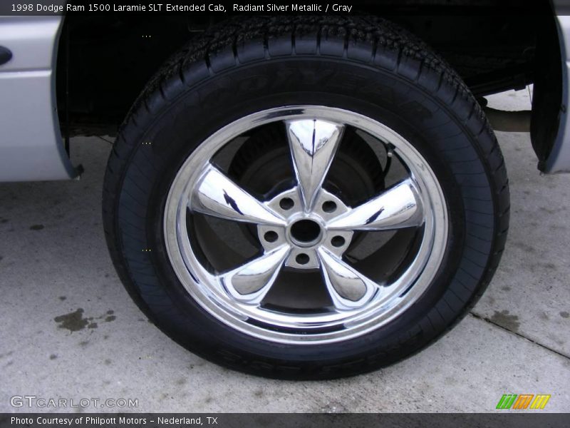 Radiant Silver Metallic / Gray 1998 Dodge Ram 1500 Laramie SLT Extended Cab